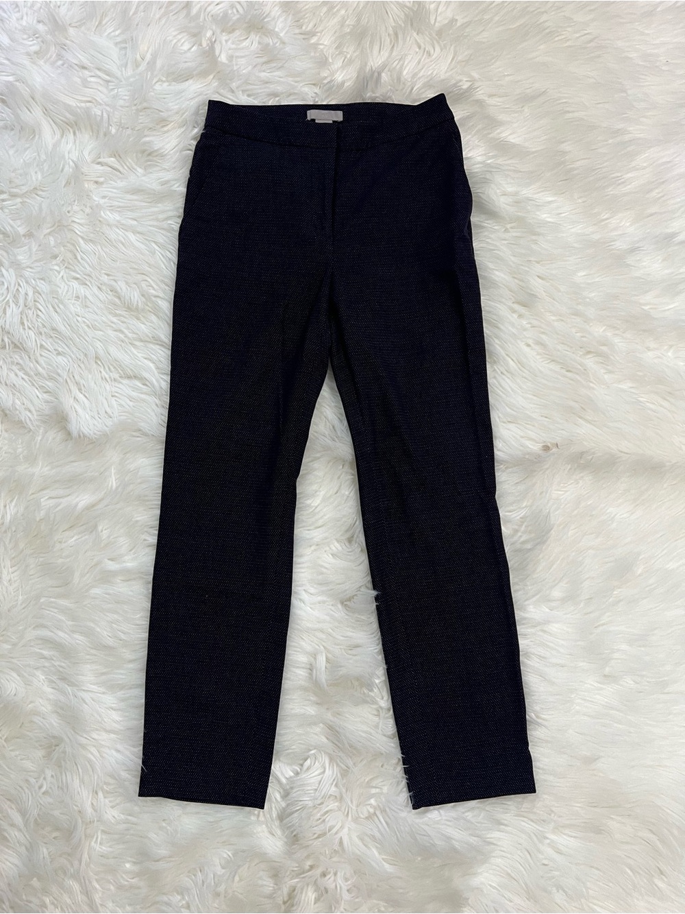 H&M Navy Slacks with White polka dots